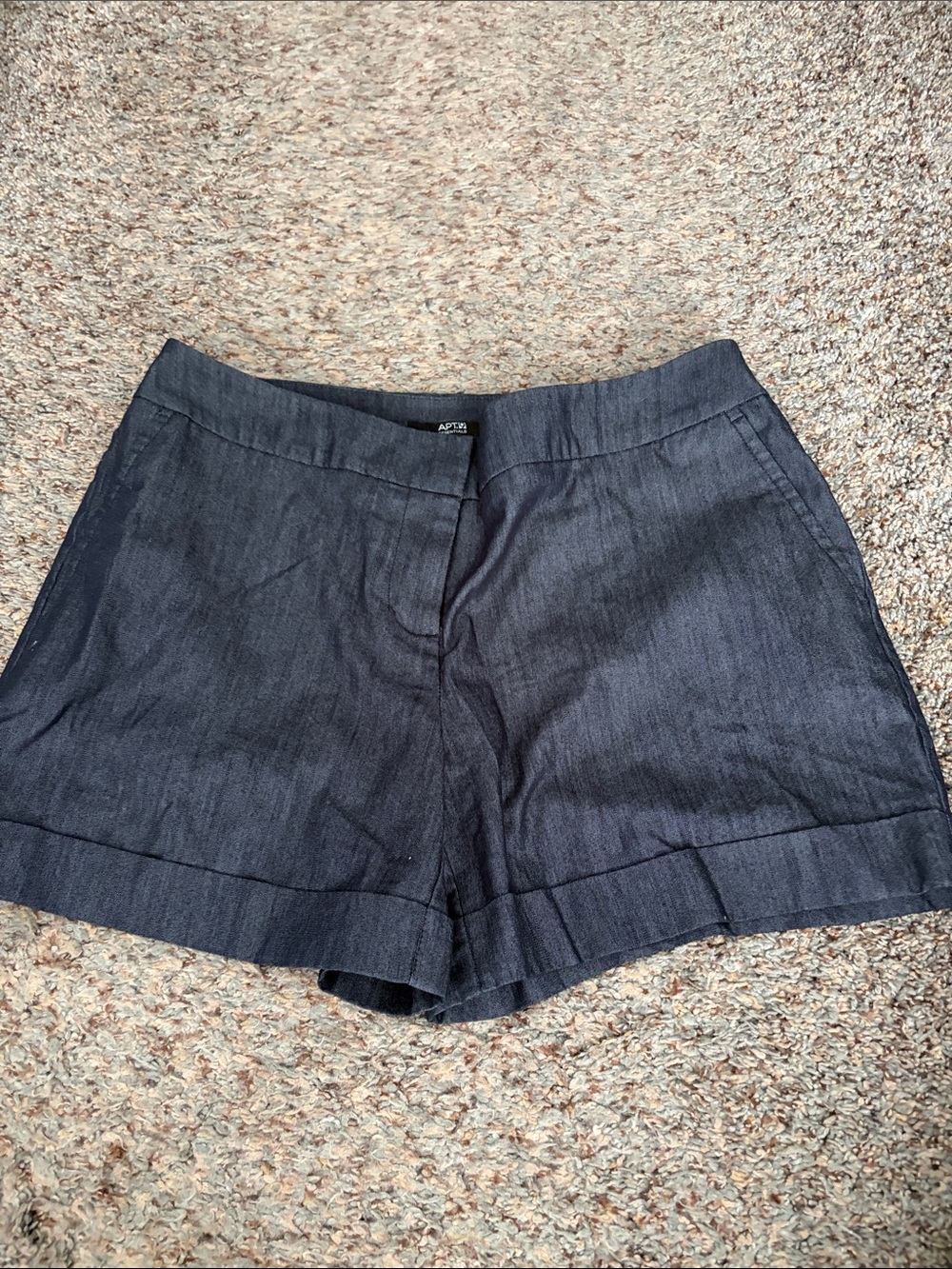 APT. 9 Dark Blue Women's Dress Shorts